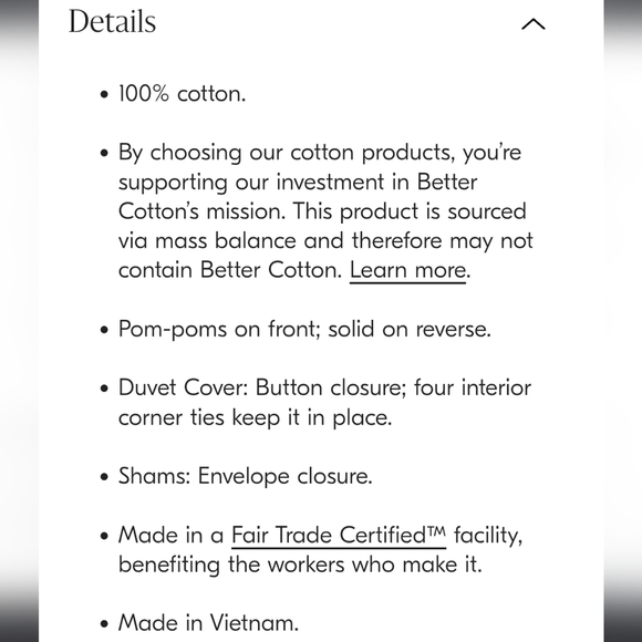 ❤️B2G1 FREE West Elm Candlewick Duvet Cover, Color White, Size Twin - Picture 4 of 15